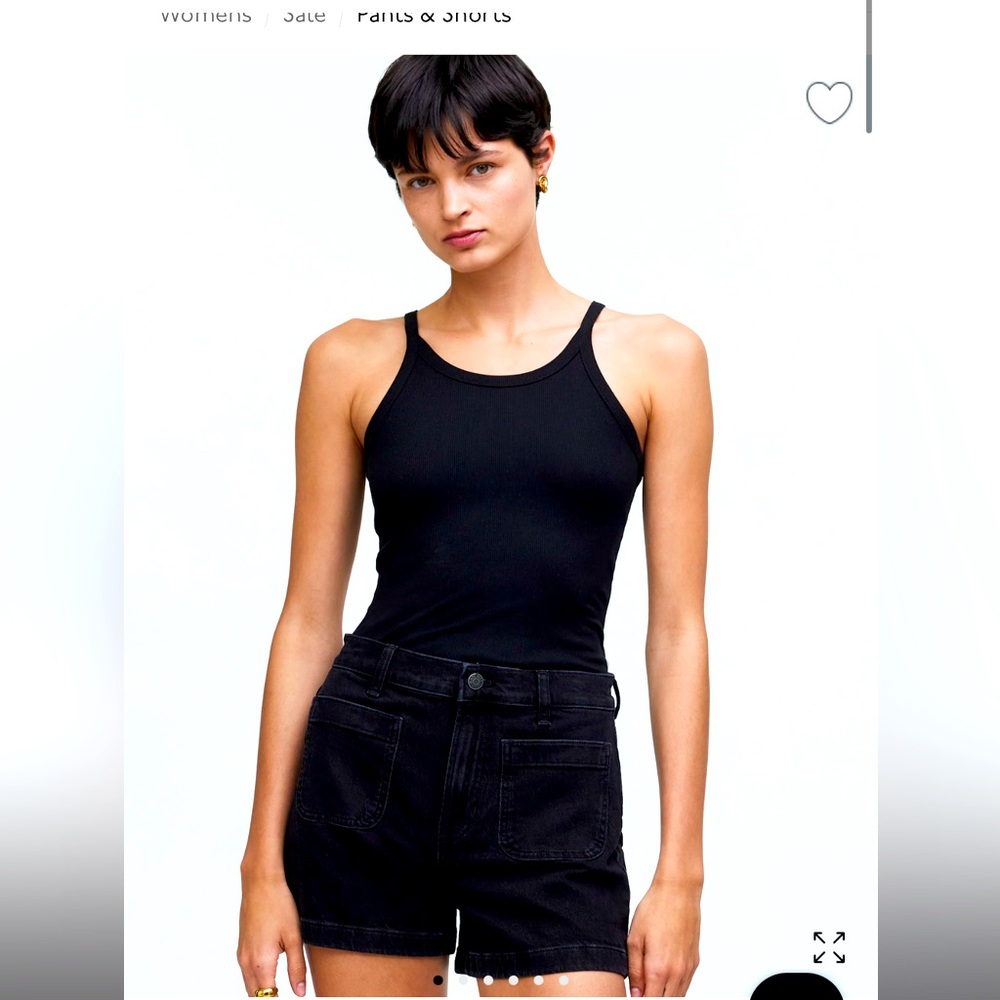 MadeWell Patch Pocket Denim Shorts